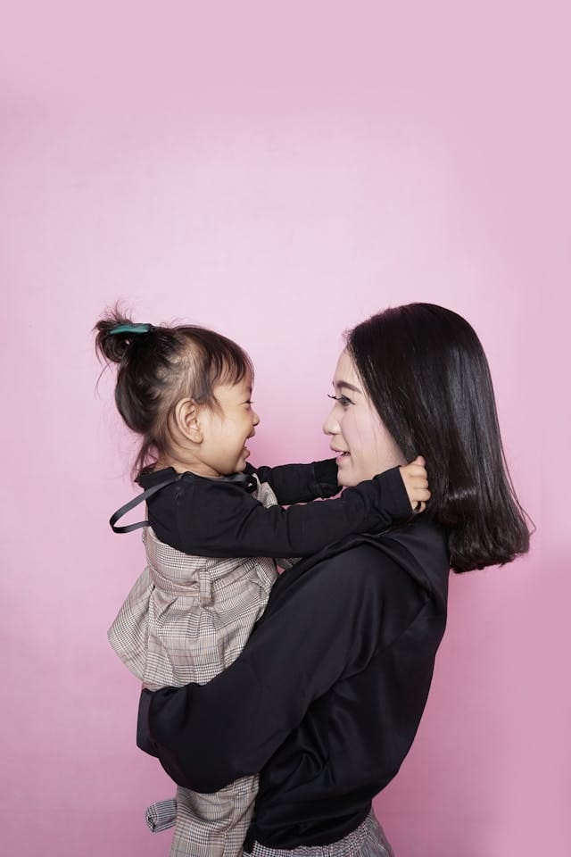 mom and me