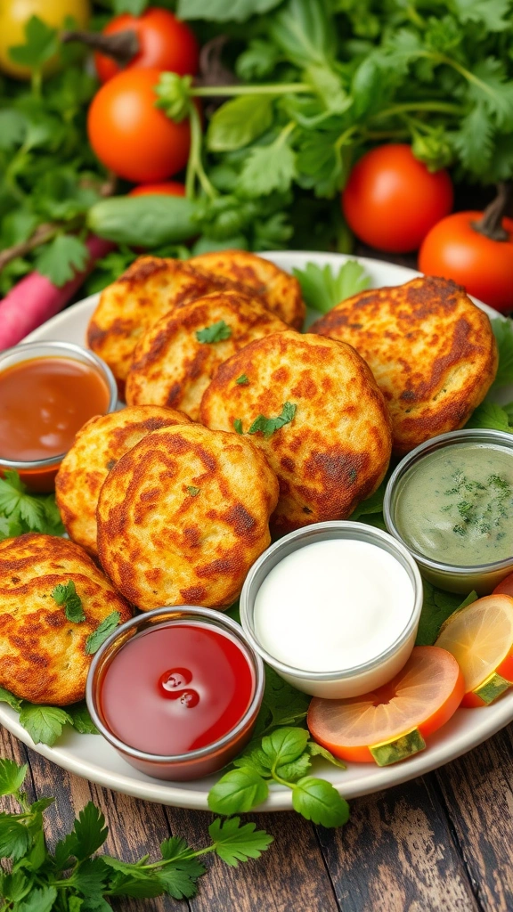 Colorful Veggie Fritters - Easy Toddler Meals