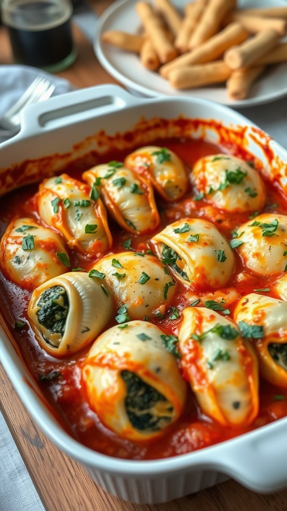 Spinach and Cheese Stuffed Shells - Toddler-Approved Recipes