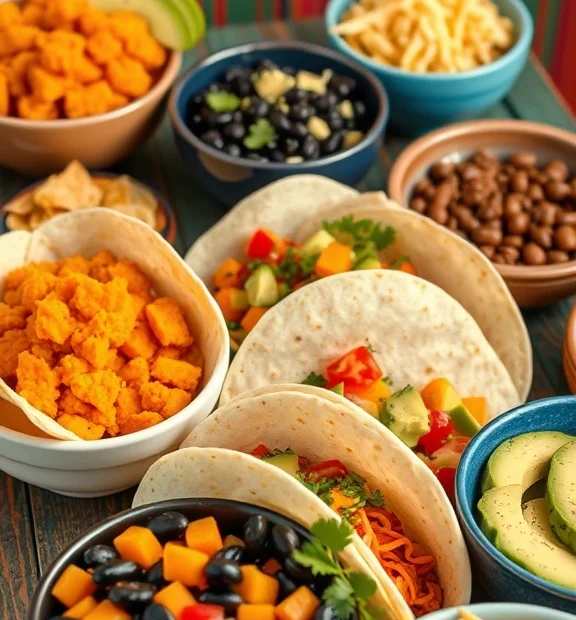 Sweet Potato and Black Bean Tacos – Toddler Meal Ideas
