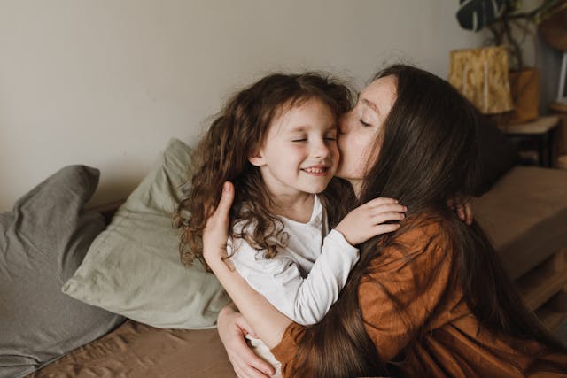 children expressing different love languages